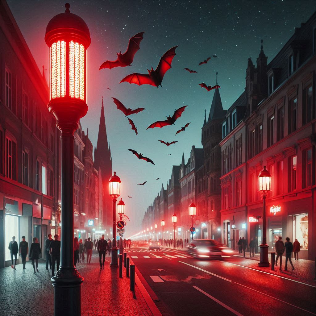 ヨーロッパで「赤い街灯」が増える理由とは？- デンマーク発の赤色LED街路灯が、コウモリと人の共存を変え始めています