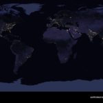 NASAのBlack Marbleプロジェクトが撮影した夜の地球の衛星画像