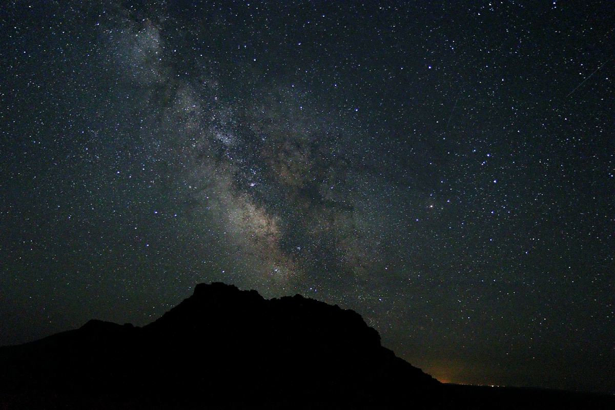 クレーターズ・オブ・ザ・ムーンの星空(NPS撮影)